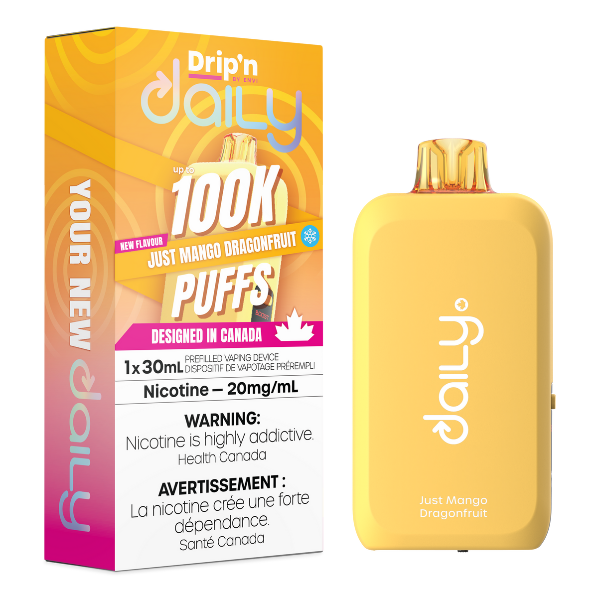 DRIP'N DAILY 100K JUST MANGO DRAGONFRUIT 20MG