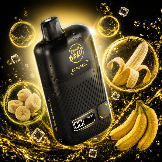 FLAVOUR BEAST CAPSL AFX30 150K BUSSIN' BANANA ICED 20MG