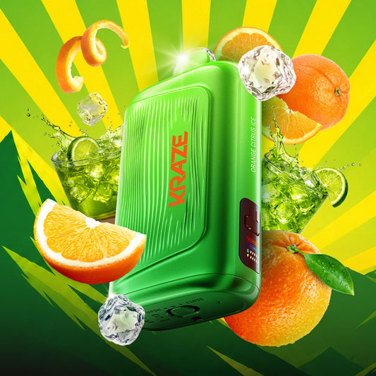 KRAZE GIGA 150K MTN SERIES ORANGE CITRUS ICE 20MG