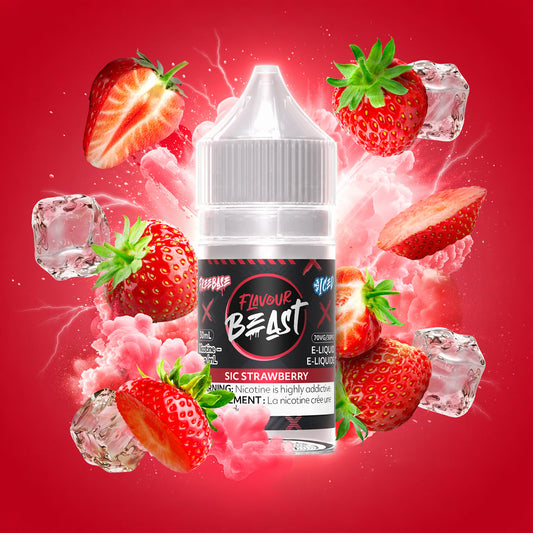 FLAVOUR BEAST SIC STRAWBERRY ICED 30ML 3MG