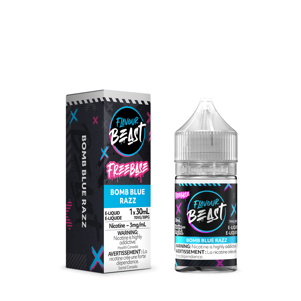 FLAVOUR BEAST BOMB BLUE RAZZ 30ML 3MG