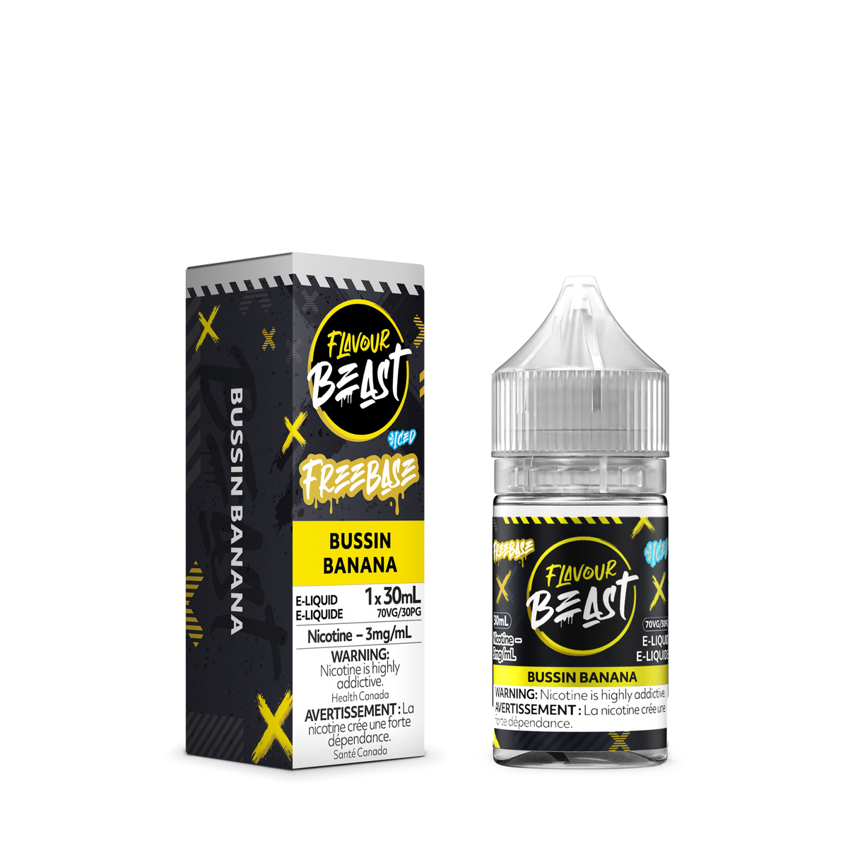 FLAVOUR BEAST BUSSIN' BANANA ICE 30ML 3MG