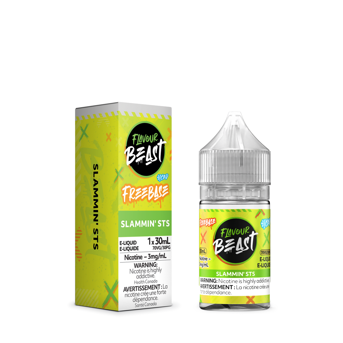FLAVOUR BEAST SLAMMIN' STS ICED 30ML 3MG