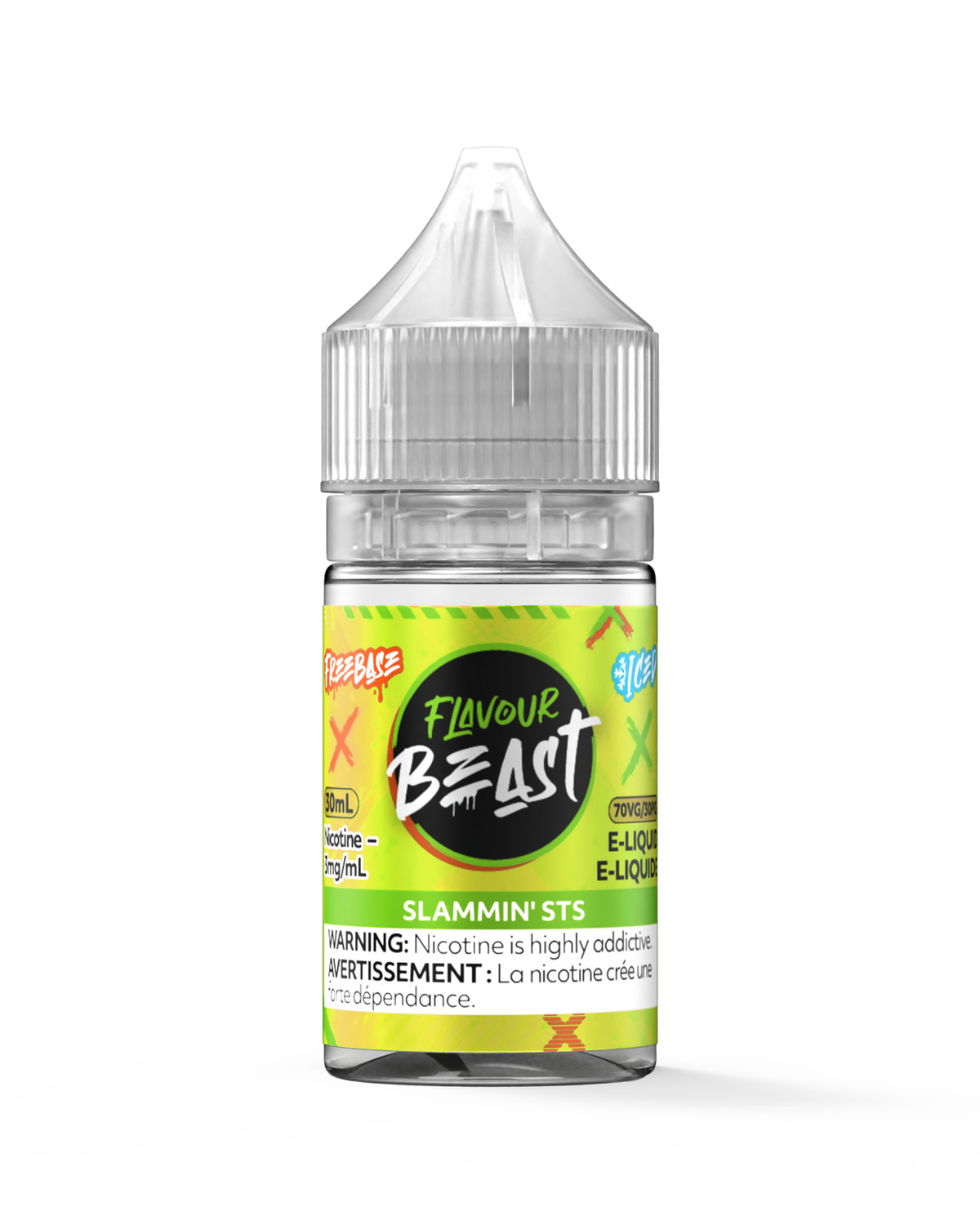 FLAVOUR BEAST SLAMMIN' STS ICED 30ML 3MG