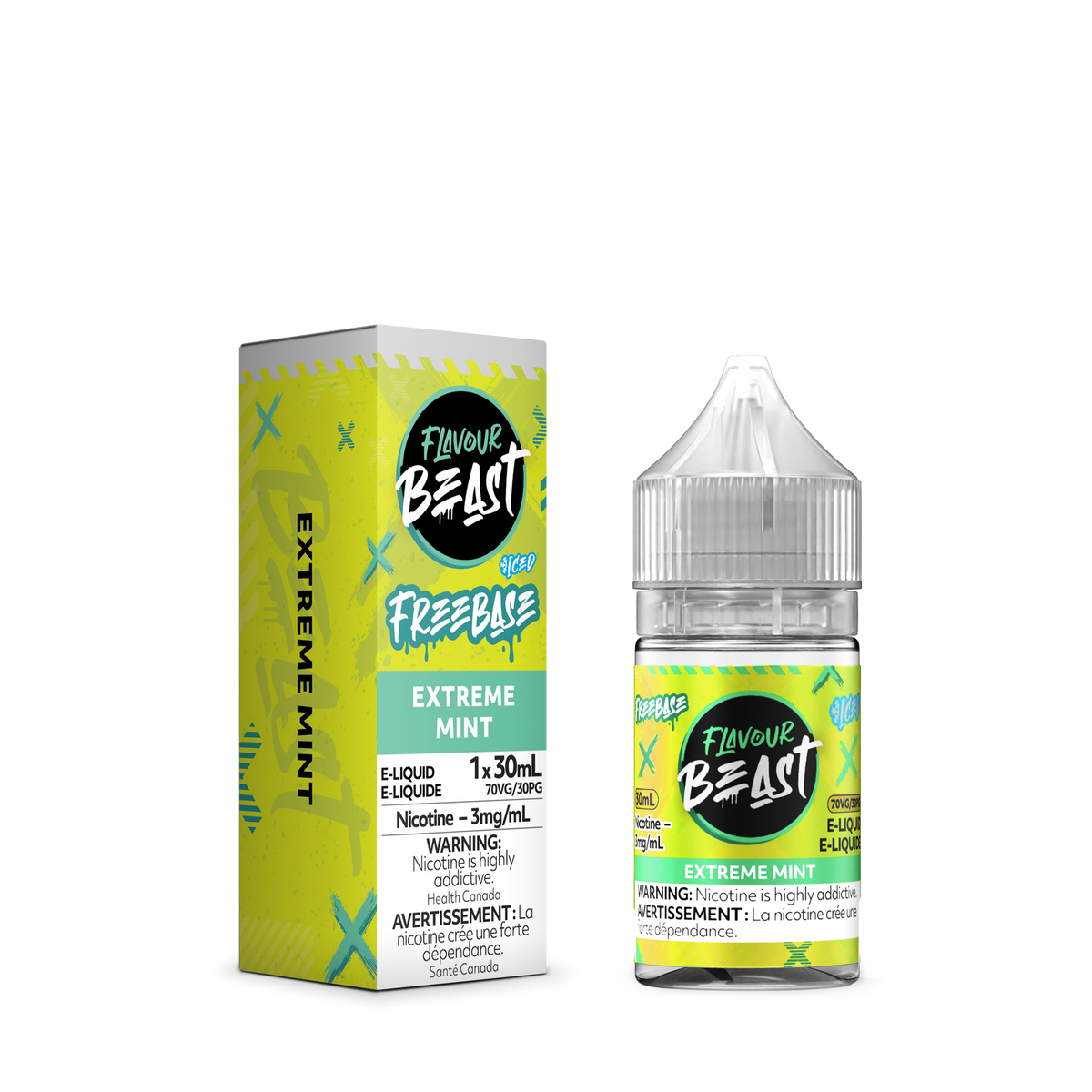 FLAVOUR BEAST EXTREME MINT ICE 30ML 3MG