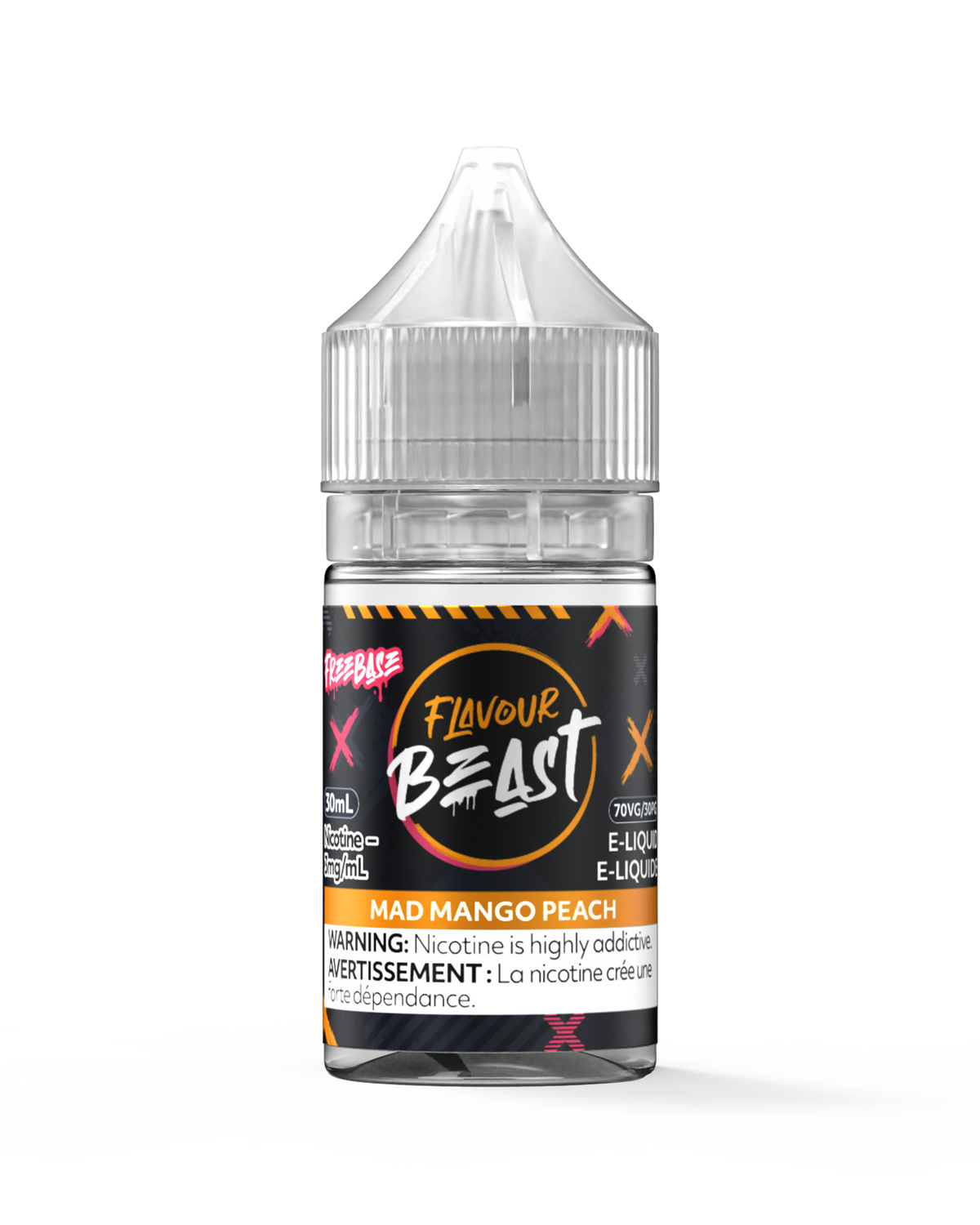 FLAVOUR BEAST MAD MANGO PEACH 30ML 3MG
