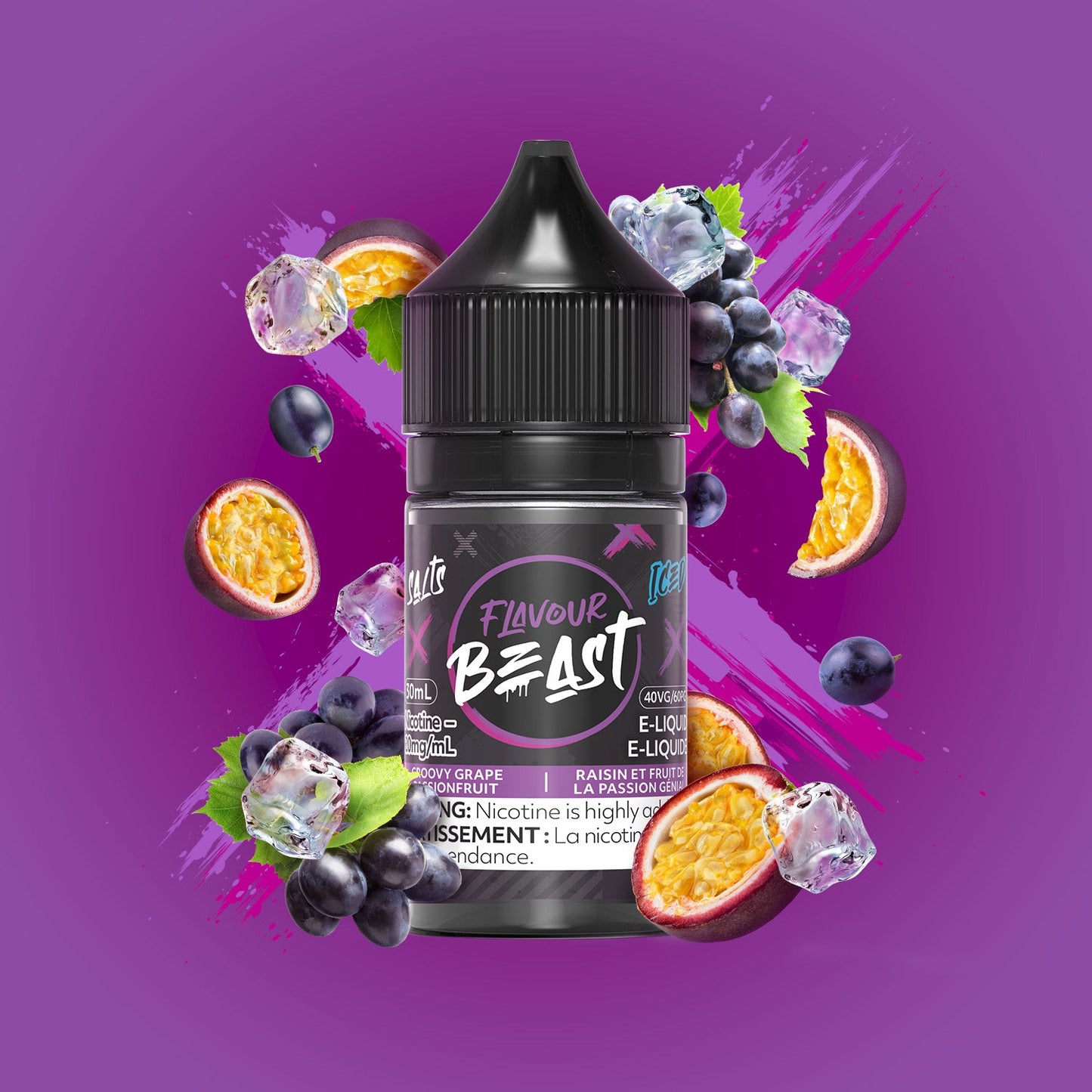 GROOVY GRAPE PASSIONFRUIT ICED 30ML