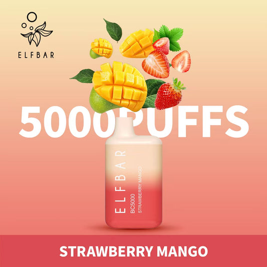 ELF BAR BC5000 STRAWBERRY MANGO 20MG