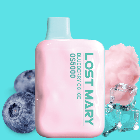 Lost Mary Blue Cotton Candy (Blueberry P&B) OS5000 0% Nic