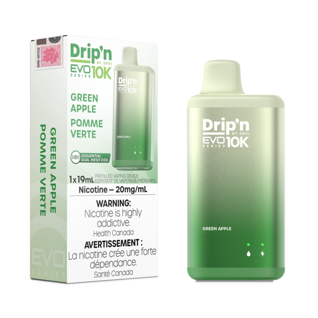 DRIP'N EVO 10K GREEN APPLE 20MG