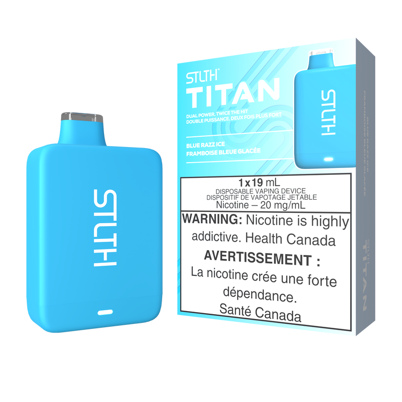 STLTH TITAN 10K BLUE RAZZ ICE 20MG