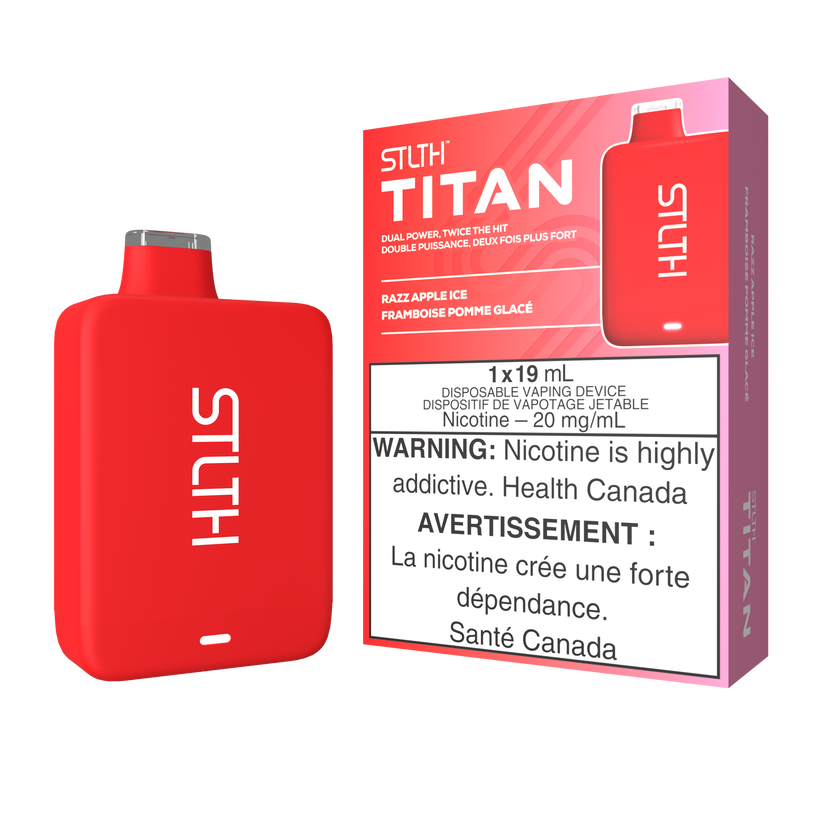 STLTH TITAN 10K RAZZ APPLE ICE 20MG