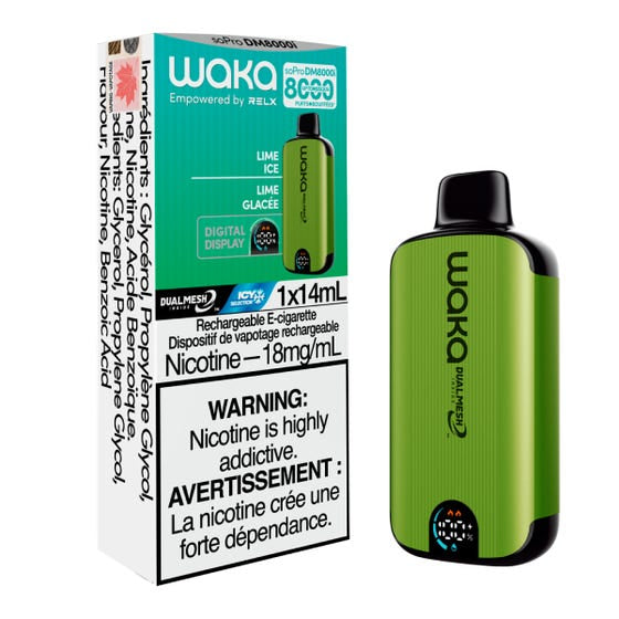 WAKA soPro DM8000i 18MG LIME ICE