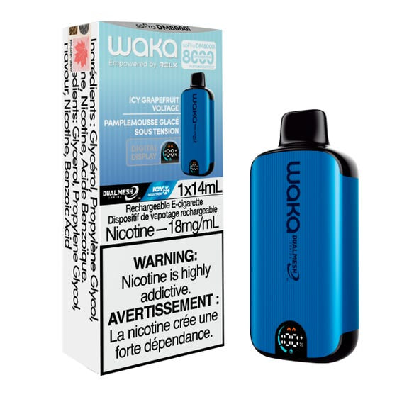 WAKA soPro DM8000i 18MG ICY GRAPEFRUIT VOLTAGE