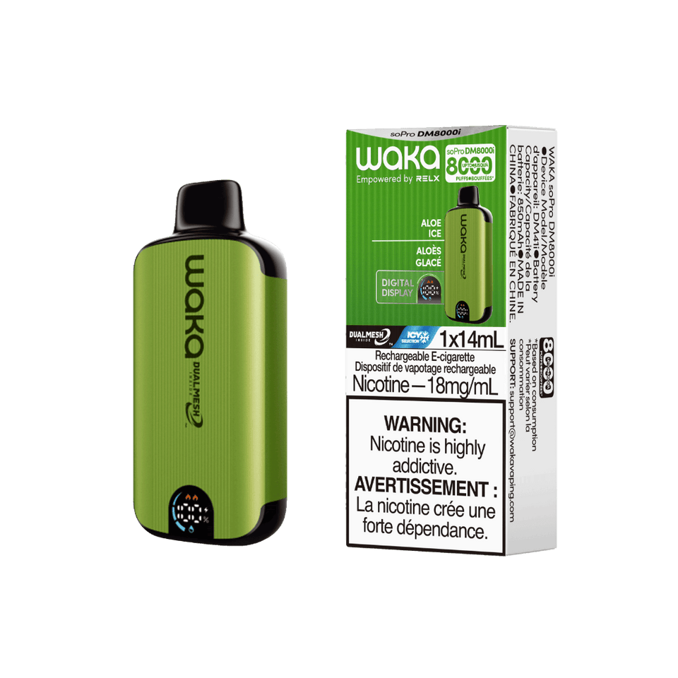 WAKA soPro DM8000i 18MG ALOE ICE