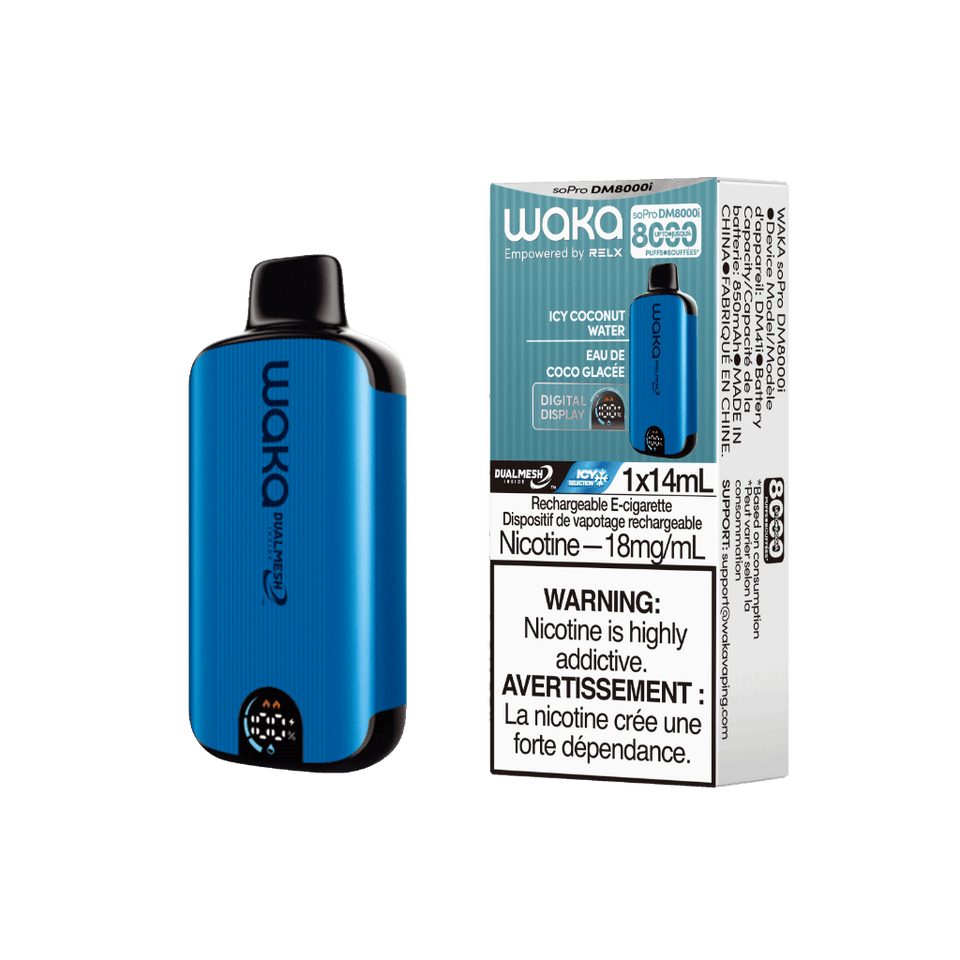 WAKA soPro DM8000i 18MG ICY COCONUT WATER