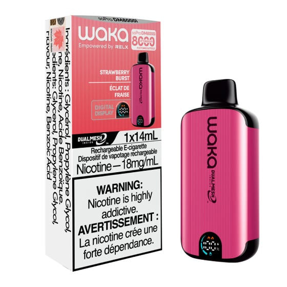 WAKA soPro DM8000i 18MG STRAWBERRY BURST