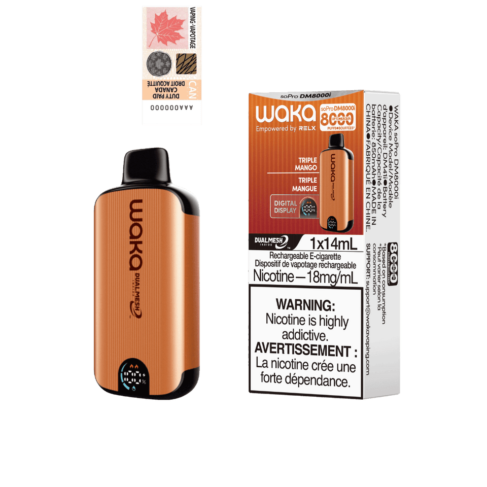 WAKA soPro DM8000i 18MG TRIPLE MANGO