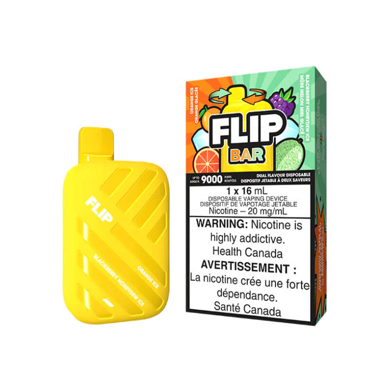 FLIP BAR 9000 ORANGE ICE/BLACKBERRY HONEYDEW ICE 20MG