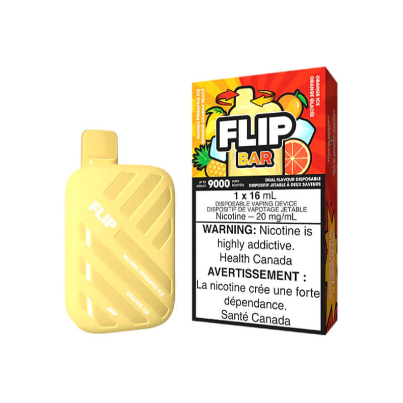 FLIP BAR 9000 MANGO PINEAPPLE ICE/ORANGE ICE 20MG