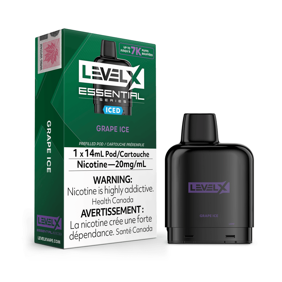 LEVEL X 7K ESSENTIAL  GRAPE ICE 20MG