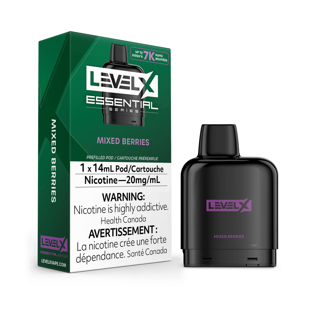 LEVEL X 7K ESSENTIAL  MIXED BERRIES 20MG