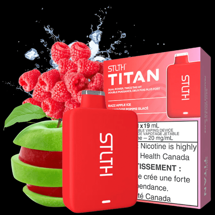 STLTH TITAN 10K RAZZ APPLE ICE 20MG