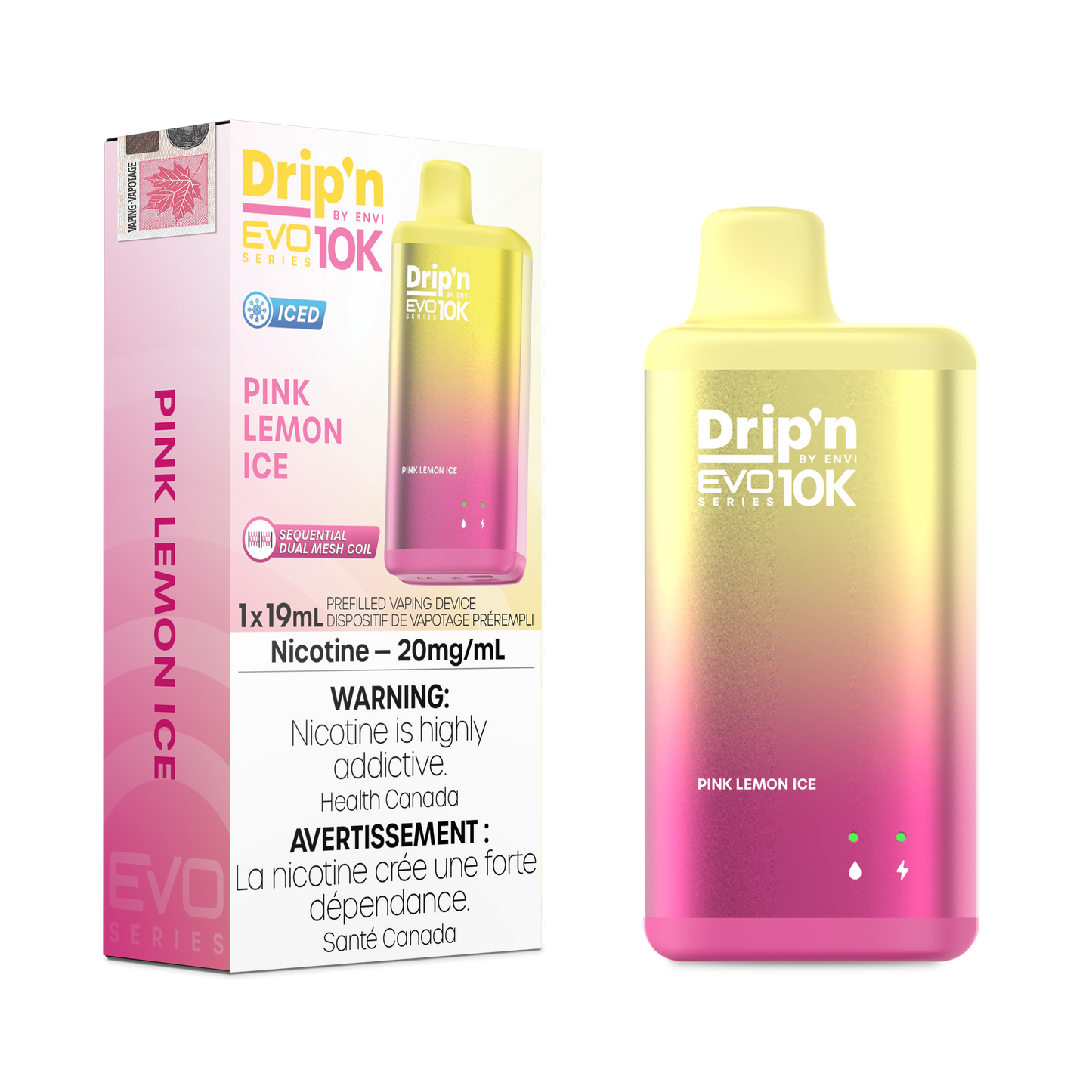 DRIP'N EVO 10K PINK LEMON ICE 20MG