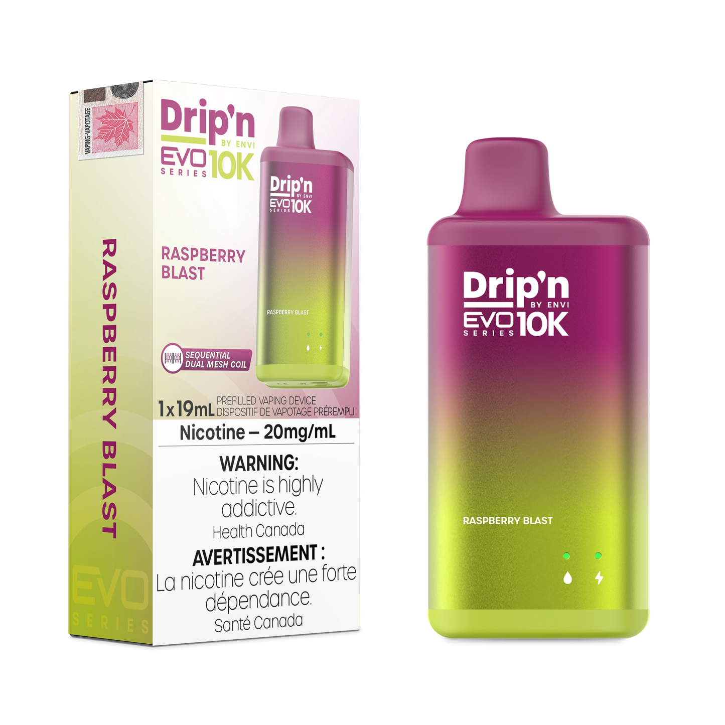 DRIP'N EVO10K RASPBERRY BLAST 20MG