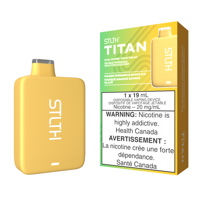 STLTH TITAN 10K MANGO PINEAPPLE GUAVA ICE 20MG