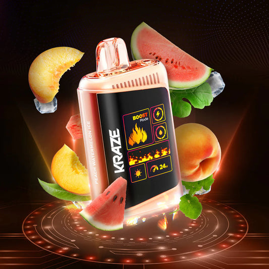 KRAZE MEGA 10-20K PEACH WATERMELON ICE 20MG