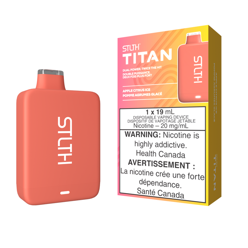 STLTH TITAN 10K APPLE CITRUS ICE 20MG