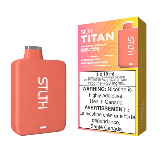 STLTH TITAN 10K APPLE CITRUS ICE 20MG