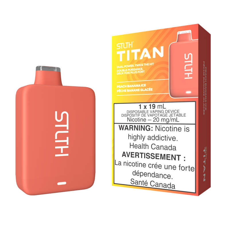 STLTH TITAN 10K PEACH BANANA ICE 20MG