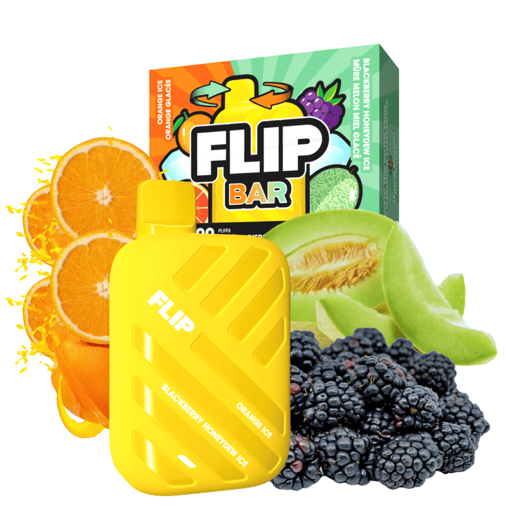 FLIP BAR 9000 ORANGE ICE/BLACKBERRY HONEYDEW ICE 20MG