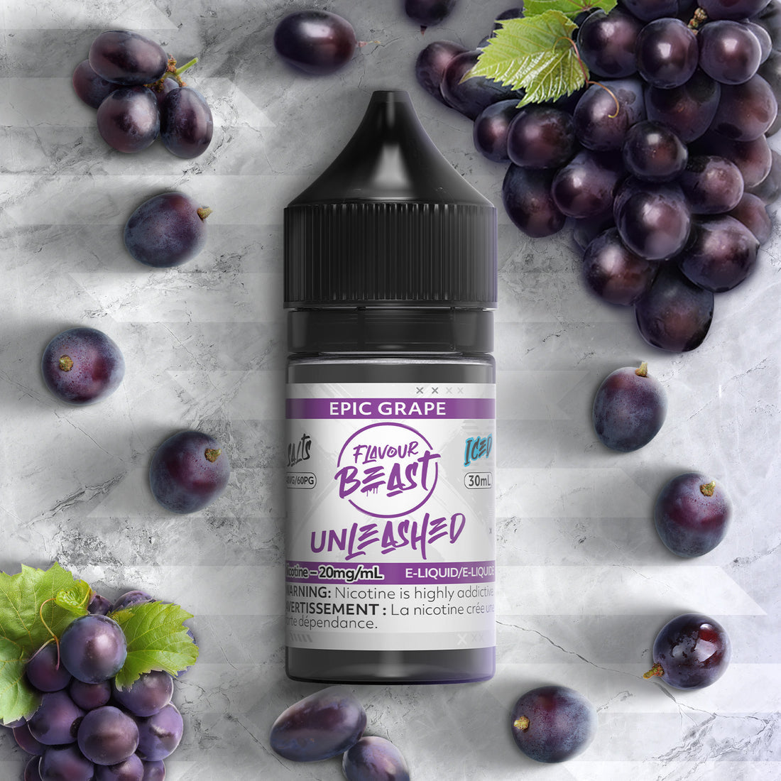 UNLEASHED EPIC ICED GRAPE 20MG 30ML