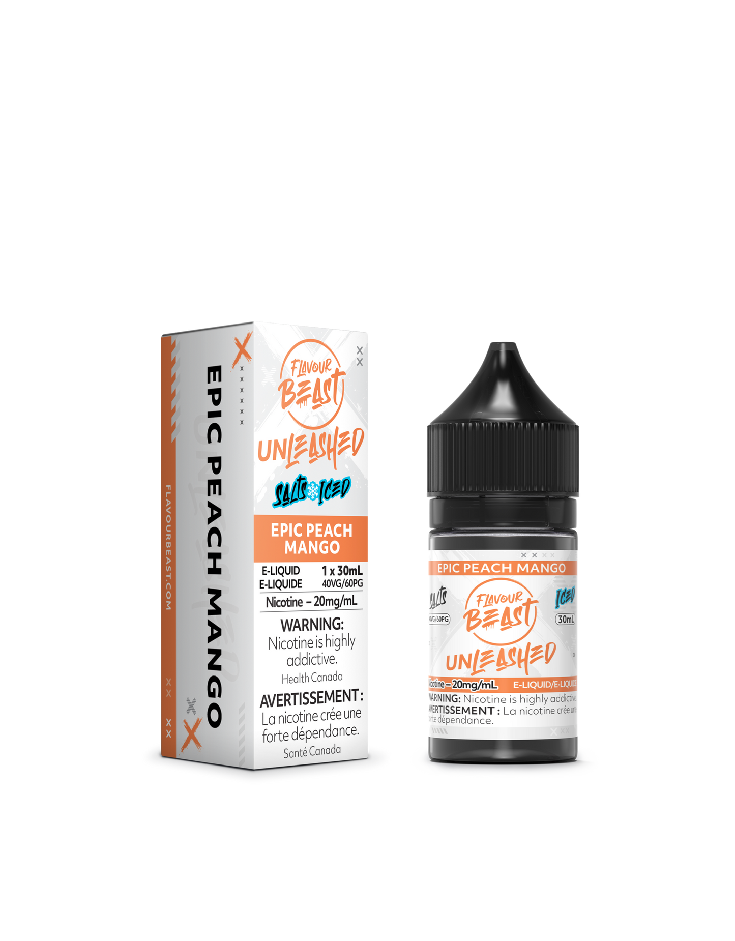 UNLEASHED EPIC ICED  PEACH MANGO 20MG 30ML