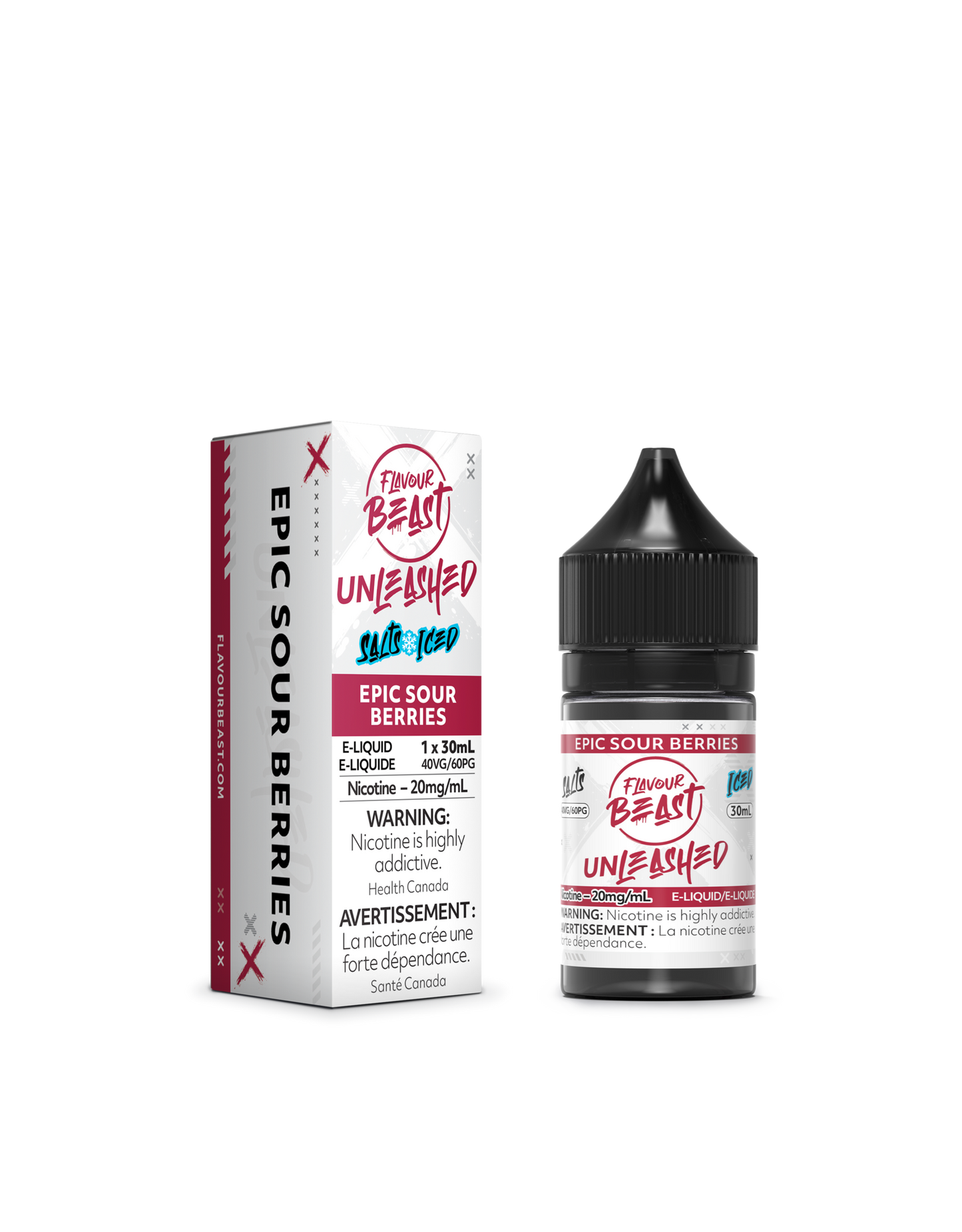 UNLEASHED EPIC ICED SOUR BERRIES 20MG 30ML