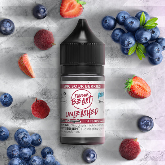 UNLEASHED EPIC ICED SOUR BERRIES 20MG 30ML