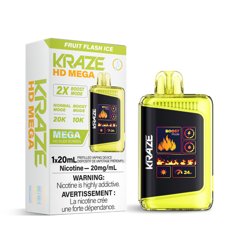 KRAZE MEGA 10-20K FRUIT FLASH ICE 20MG