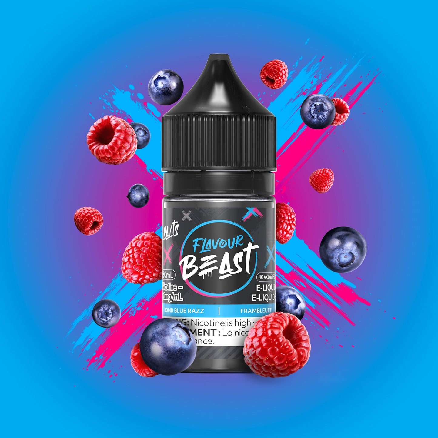 BOMB BLUE RAZZ 30ML