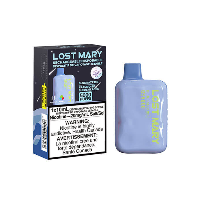 LOST MARY OS5000 BLUE RAZZ ICE 20MG