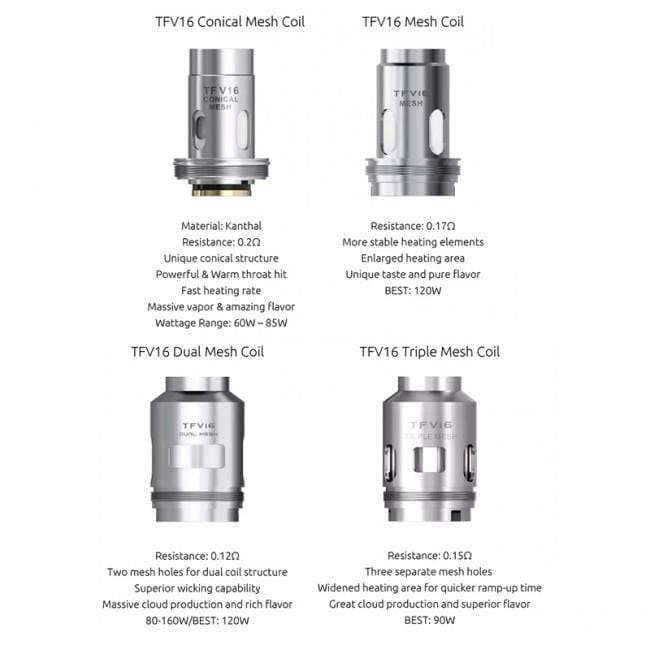 TFV16 REPLACEMENT COIL(3/Pack)