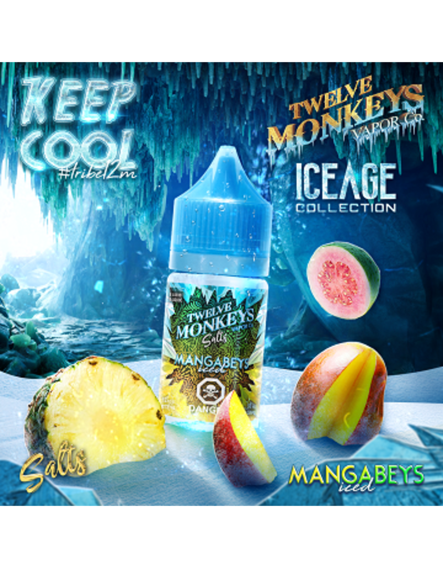 TWELVE MONKEY 30ML 20MG MANGABEYS ICE