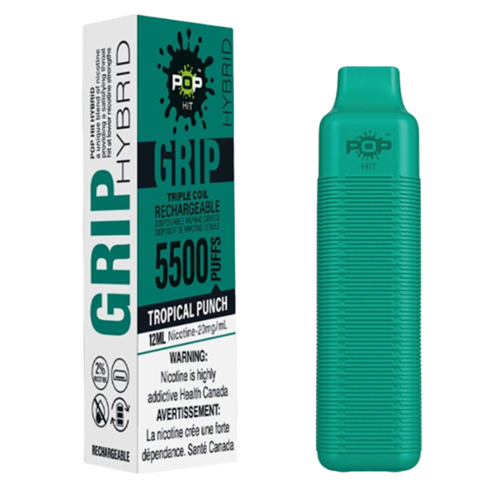 POP HYBRID GRIP TROPICAL PUNCH 20MG