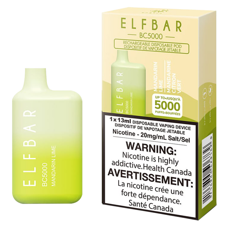 ELF BAR BC5000 MANDARIN LIME 20MG