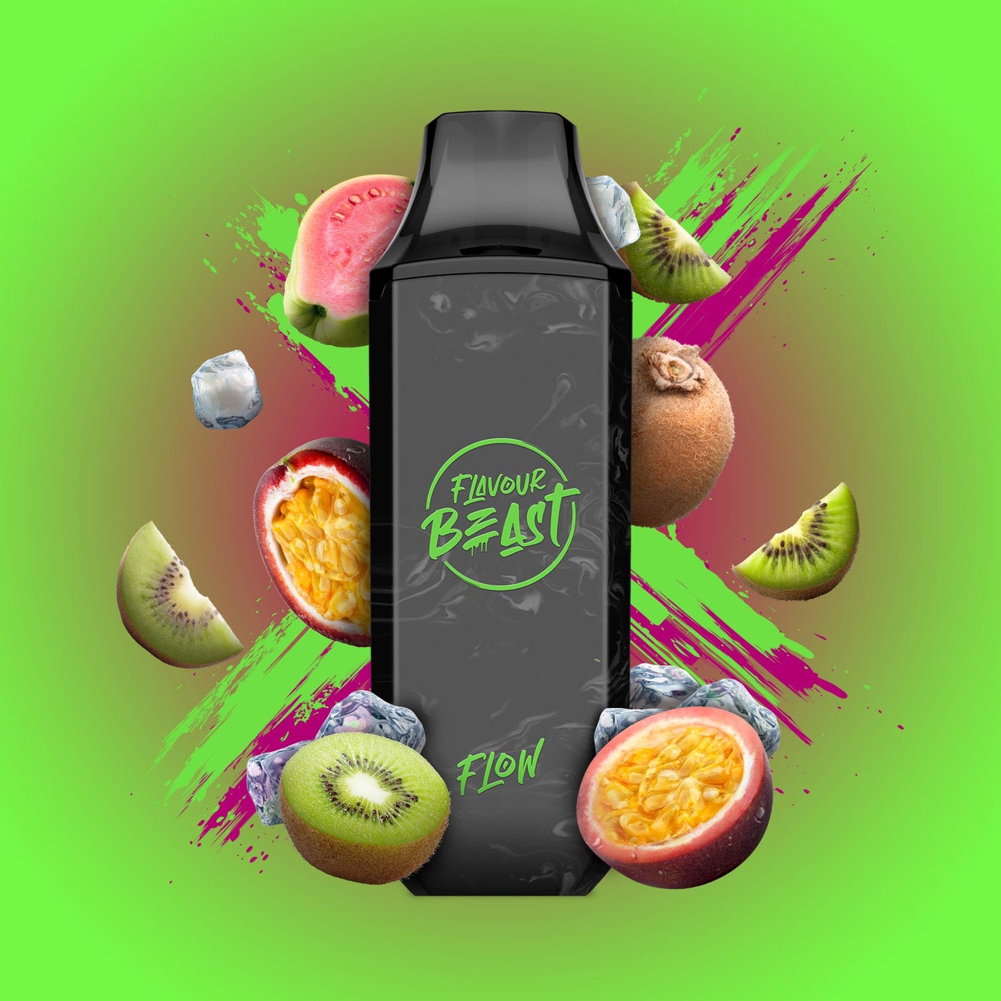 FLAVOUR BEAST FLOW(4000) KEWL KIWI PASSIONFRUIT ICED 20MG