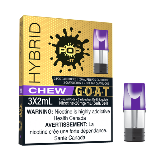 POP HYBRID PODS CHEW G.O.A.T. 20MG