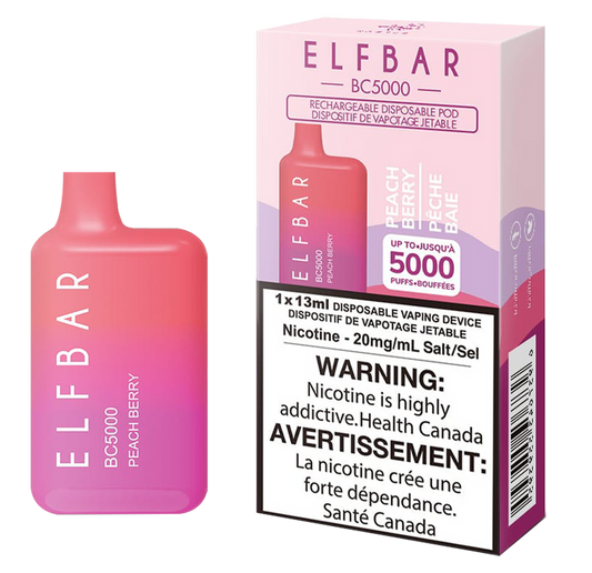 ELF BAR BC5000 PEACH BERRY 20MG