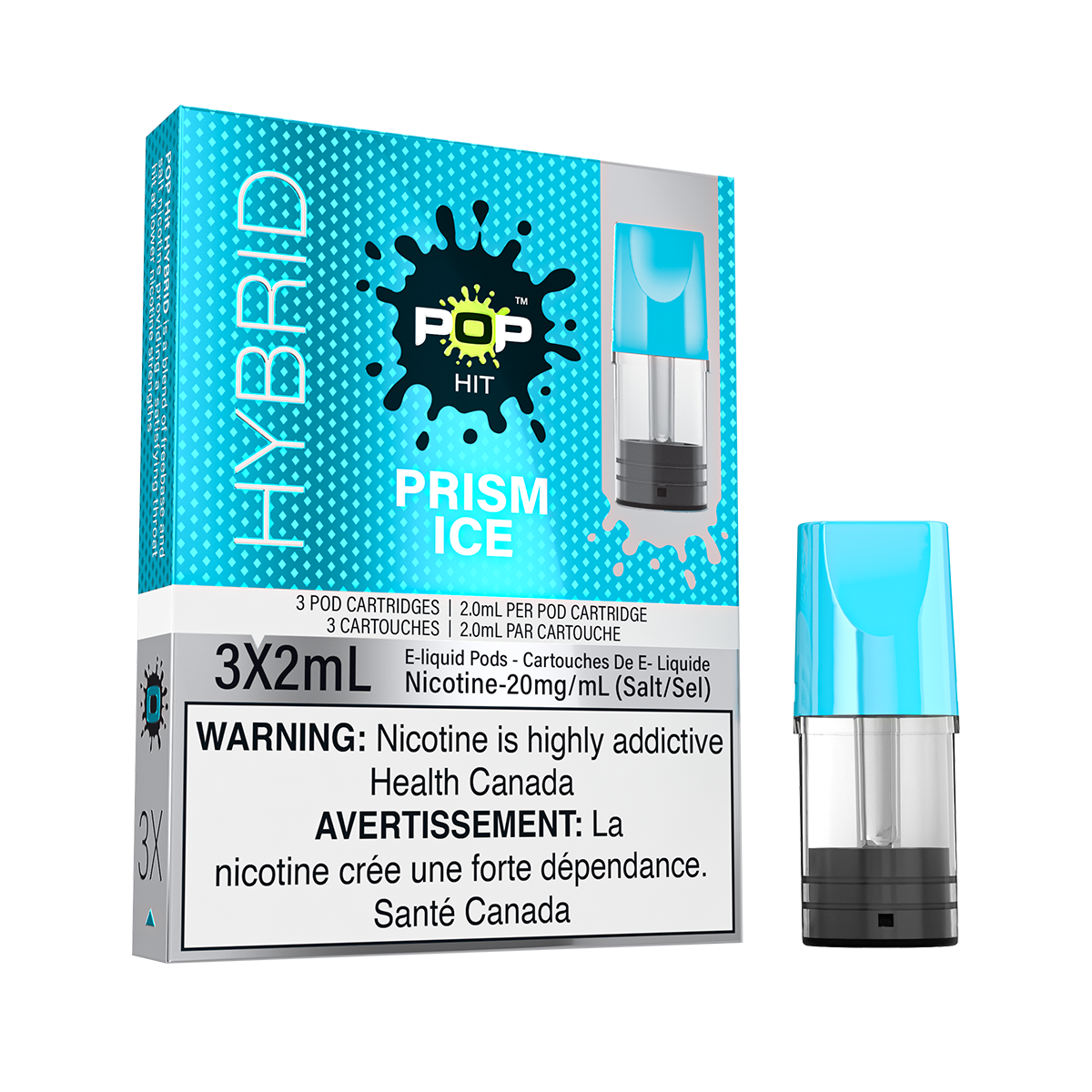 POP HYBRID PODS PRISM ICE 20MG